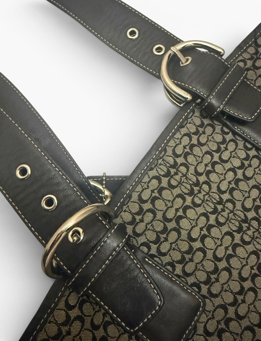 Coach Signature Buckle Tote Bag