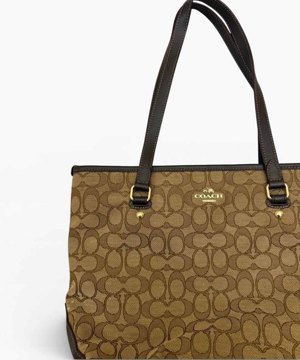 Coach Monogram Tote