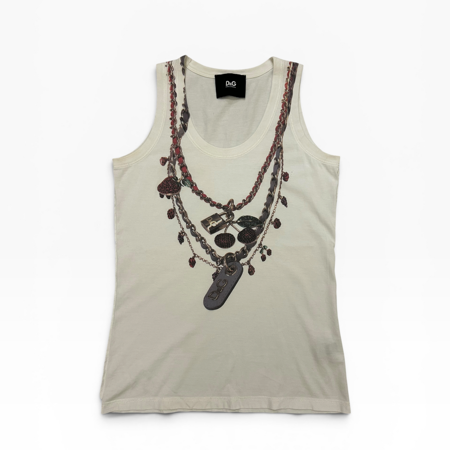 Dolce & Gabbana Layered Necklace Tank