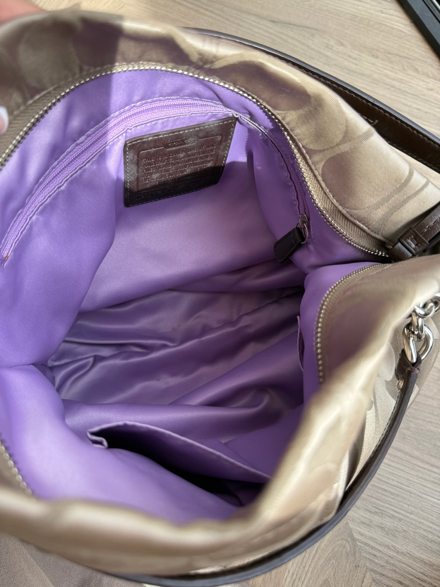 Coach Signature Sateen Large Brooke Bag D1182-F16619