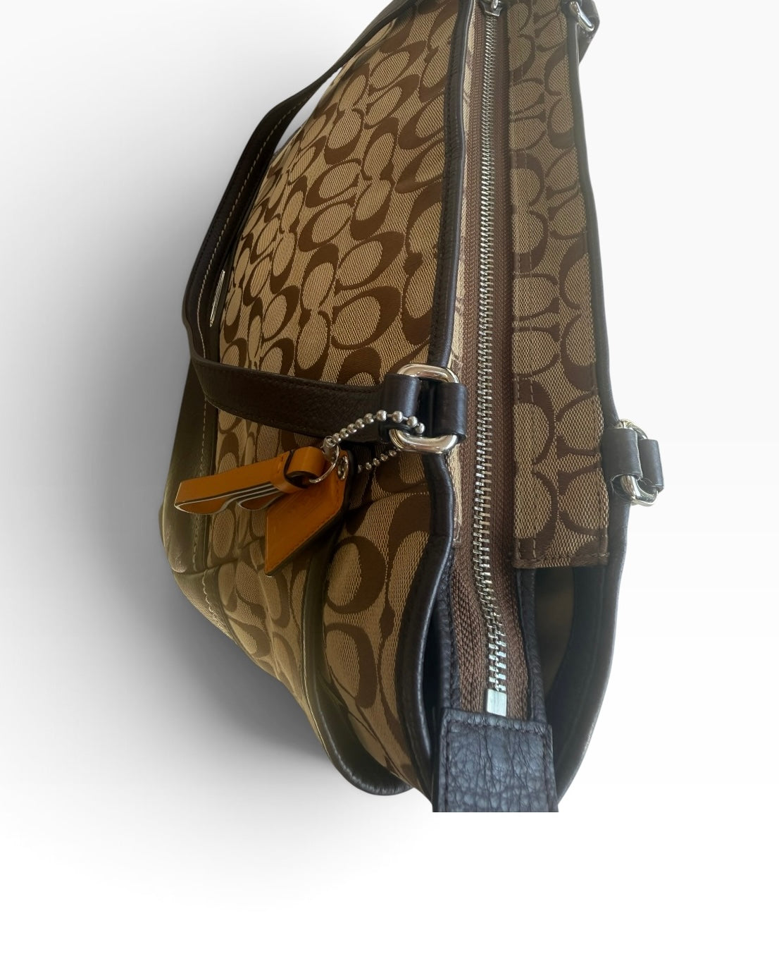 Coach Signature Jacquard Shoulder Tote Bag F23297
