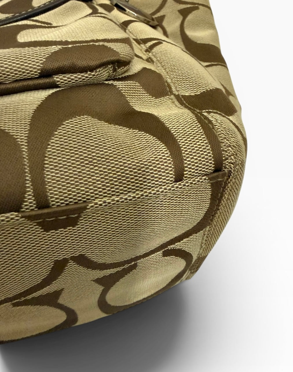 Coach Leah Signature Shoulder Bag