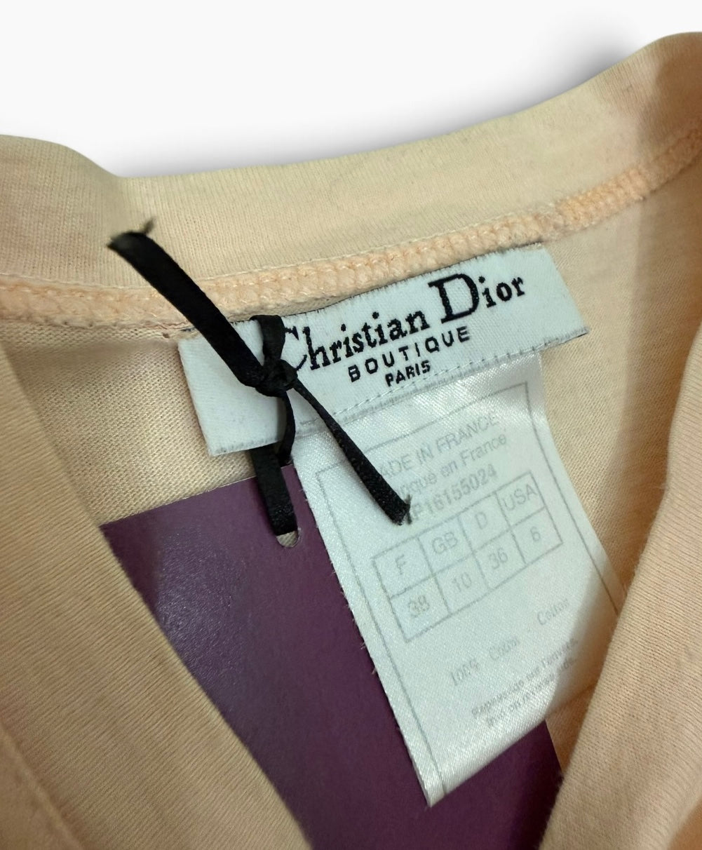 Vintage Christian Dior Denim Logo T-Shirt