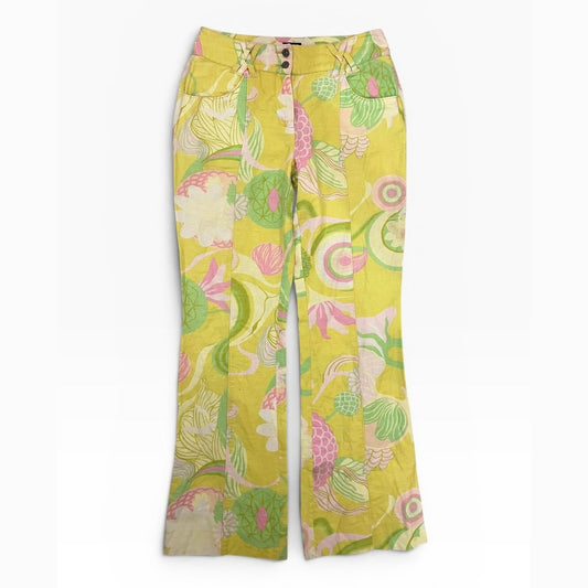 Dolce & Gabbana floral linen trousers