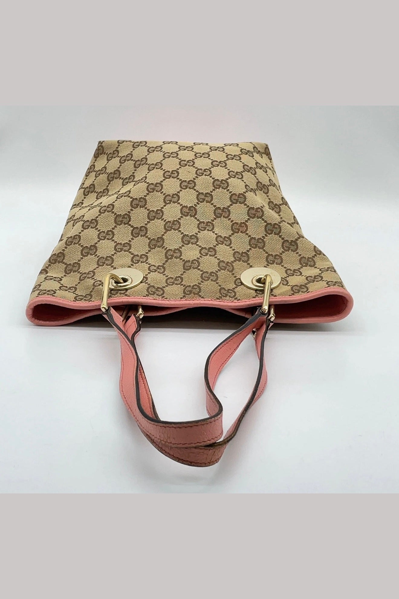 Gucci Eclipse Pink Leather Monogram Shoulder Bag