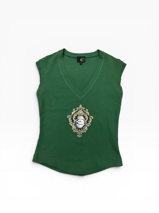 Roberto Cavalli V Neck Top