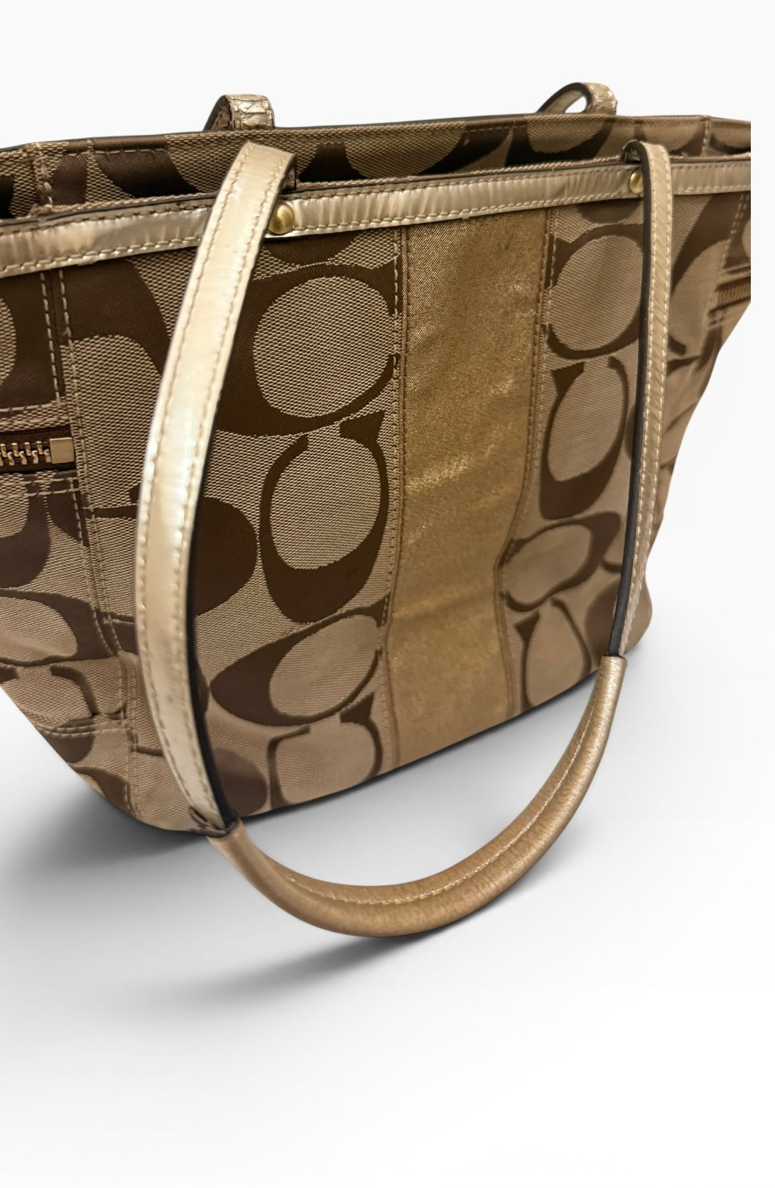 Coach Gold Tote
