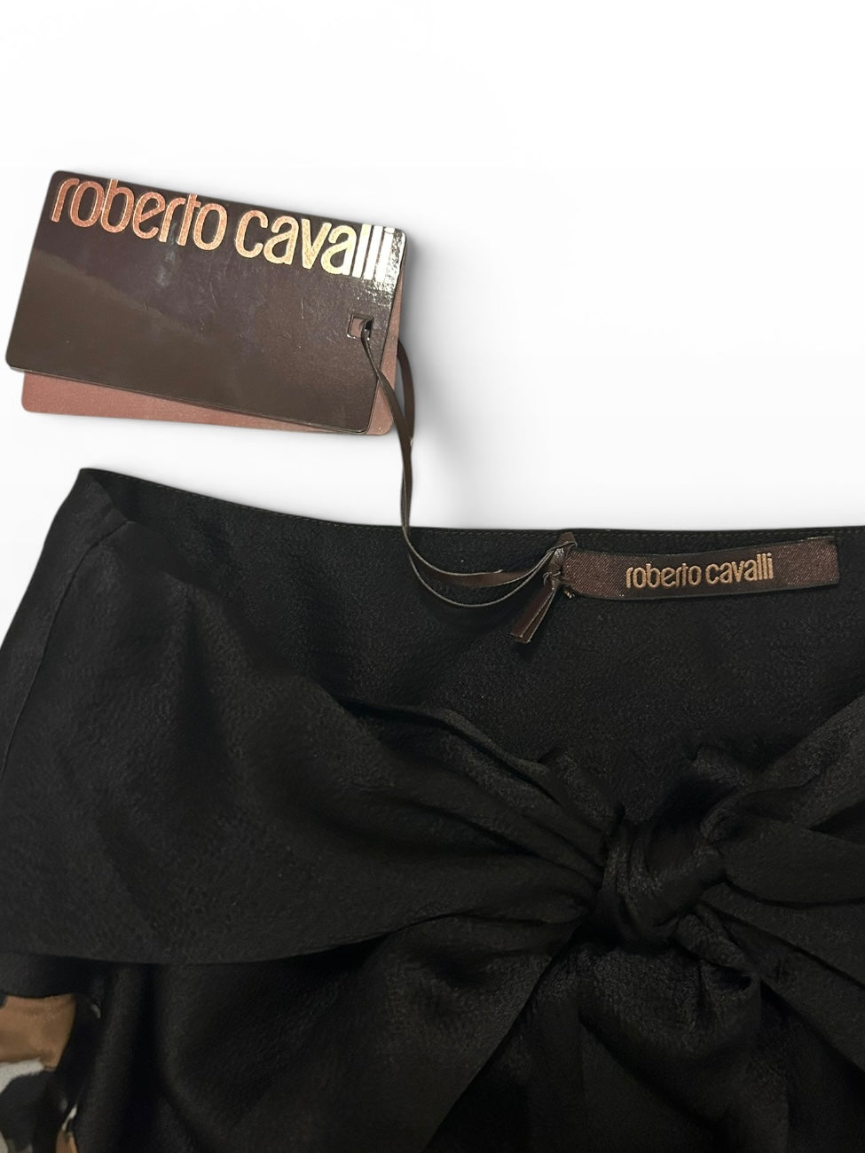Roberto Cavalli Ruched Midi Skirt