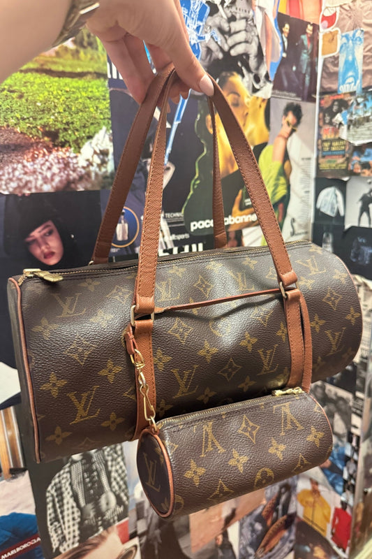 Louis Vuitton Papillion 30 & Mini Pouch Bag
