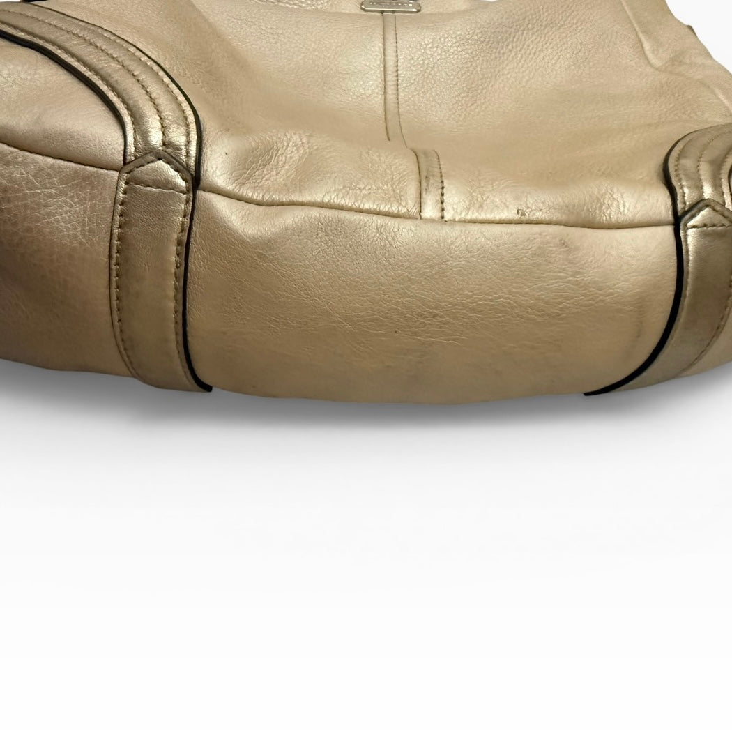 Coach Chelsea Metallic Leather Shimmer Hobo Bag