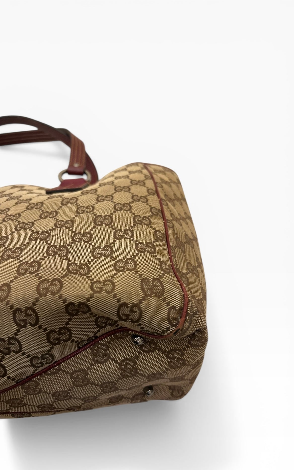 Gucci Monogram Tote Shoulder Bag