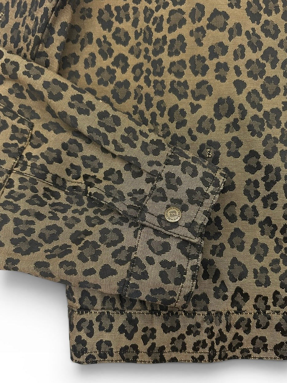 Fendi Jeans Leopard Utility Jacket