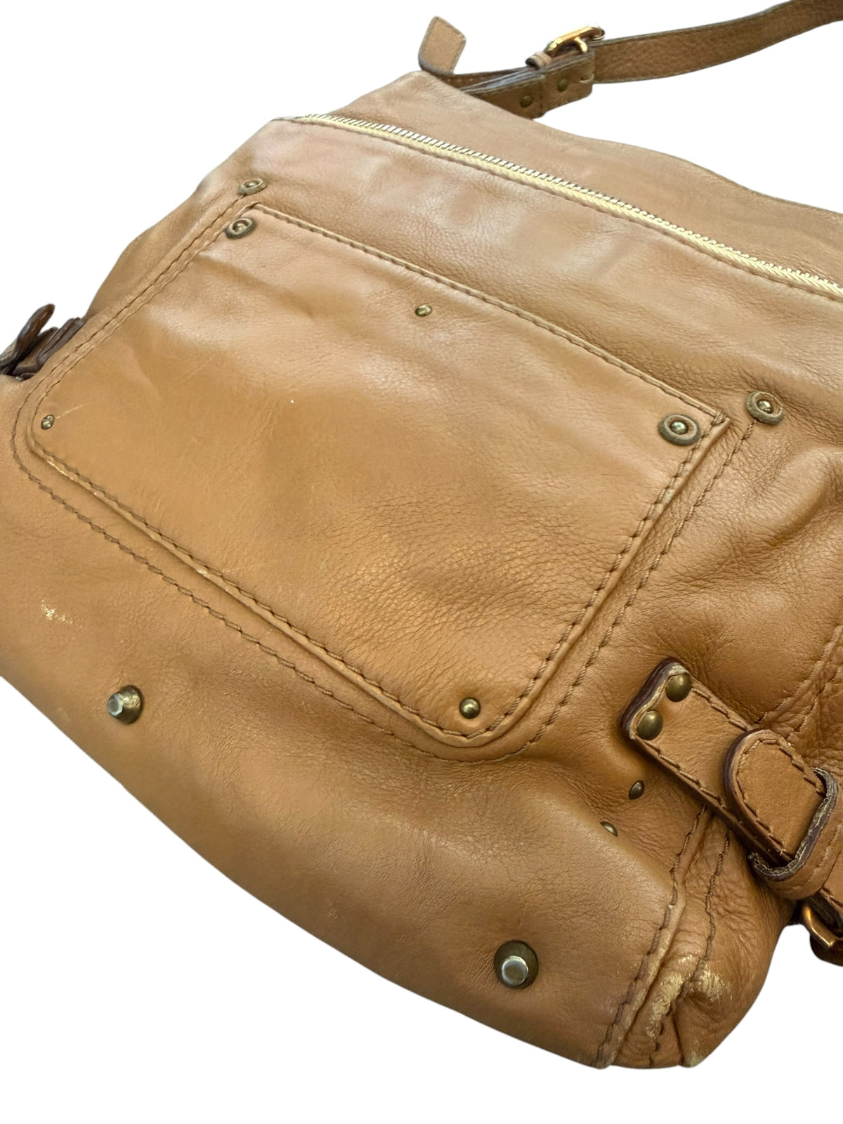 Chloé Paddington Tan Leather Shoulder Bag