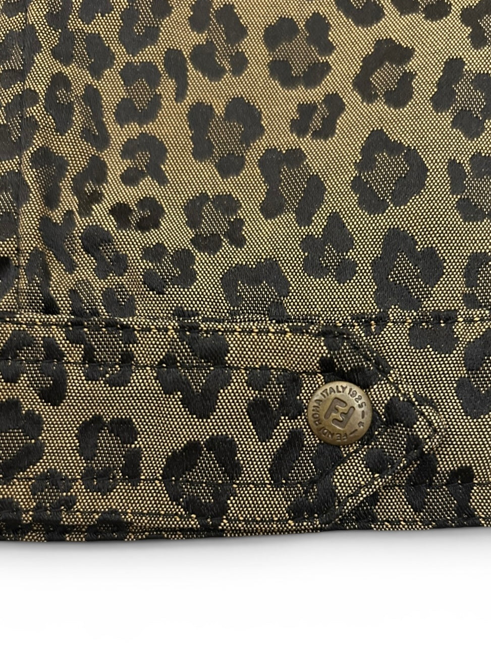 Fendi Jeans Leopard Utility Jacket