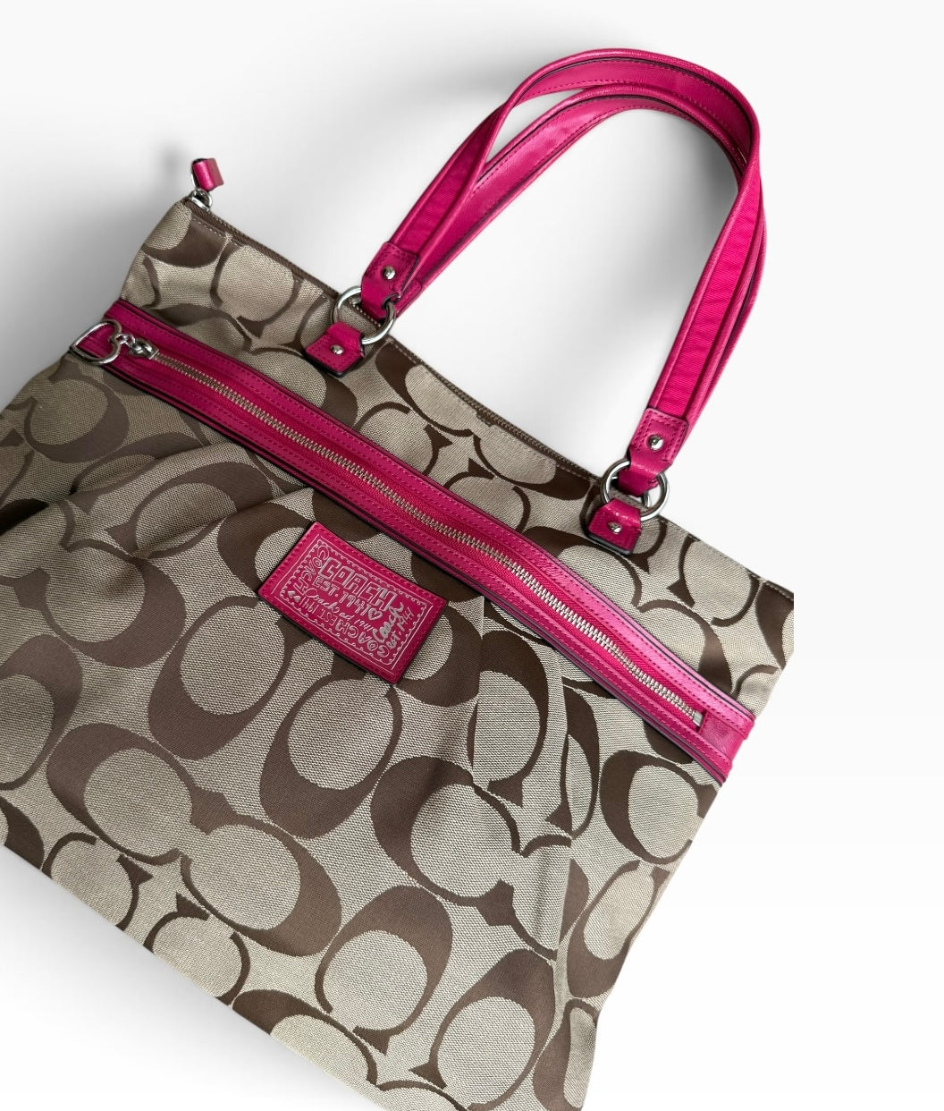 Vintage Coach Poppy Signature Tote F22947