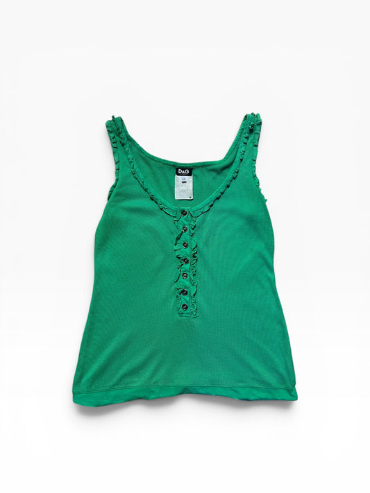 Dolce & Gabbana Ruffle Tank Top
