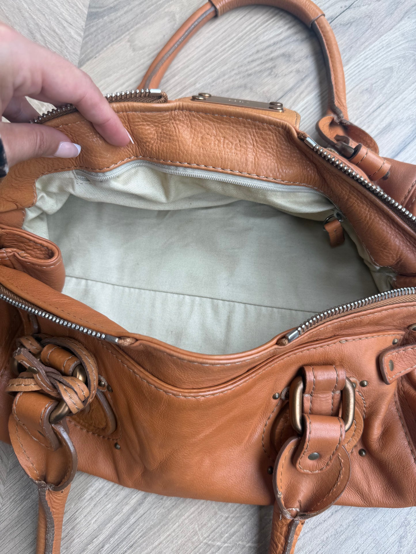 Vintage Chloé Paddington Leather Bag