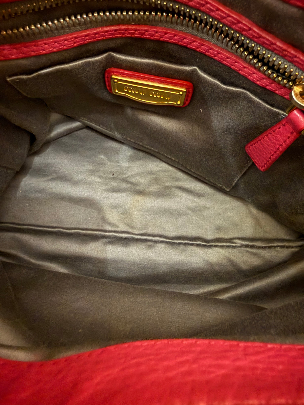 Miu Miu Caribu Vitello Bag