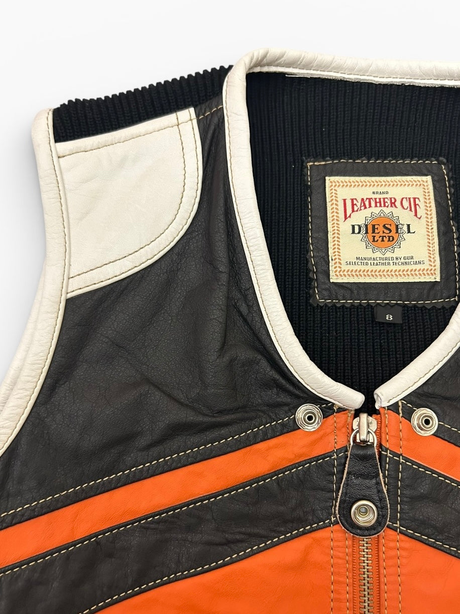 Archive Diesel Leather Vest 2
