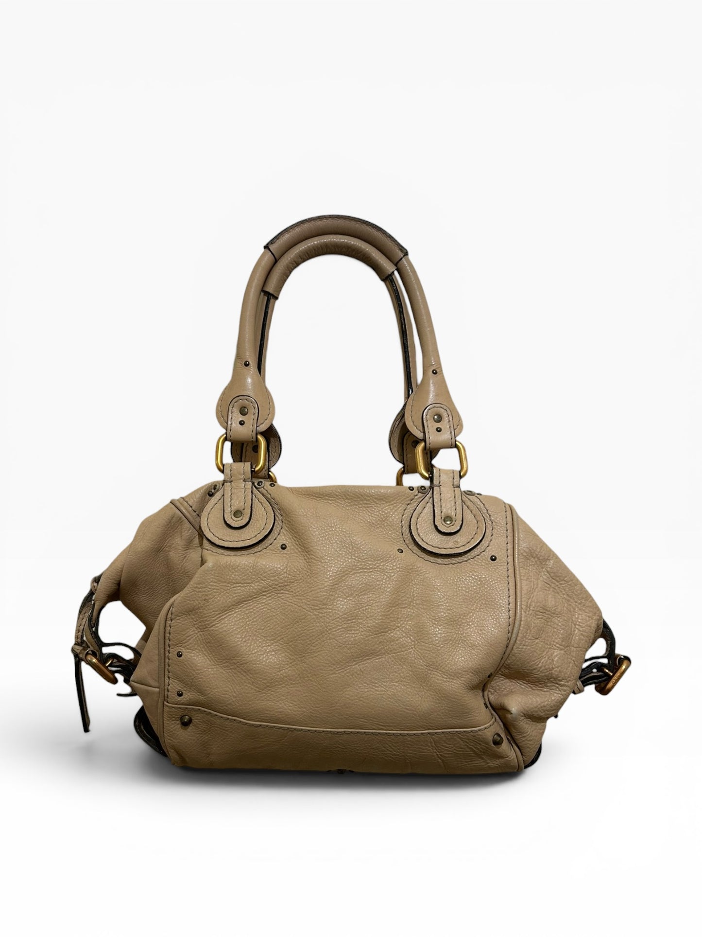 Chloe Paddington Studded Shoulder Bag
