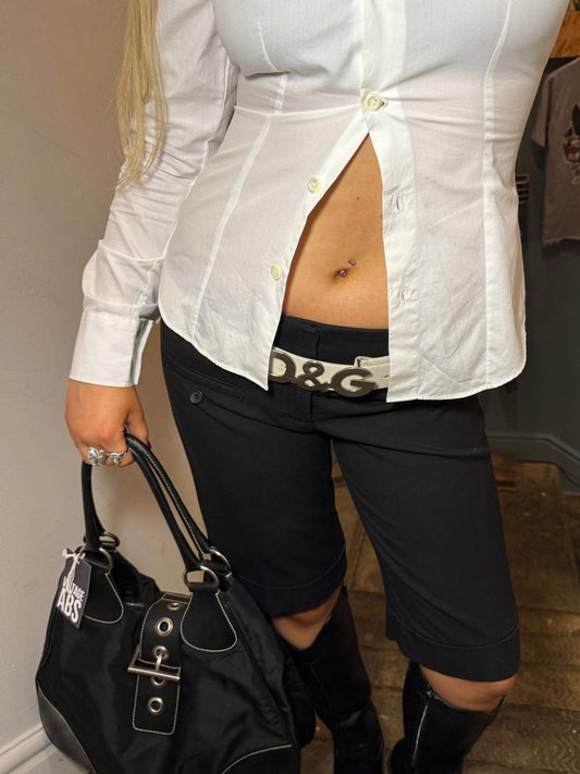 Jane Norman Black Low Waisted Capris