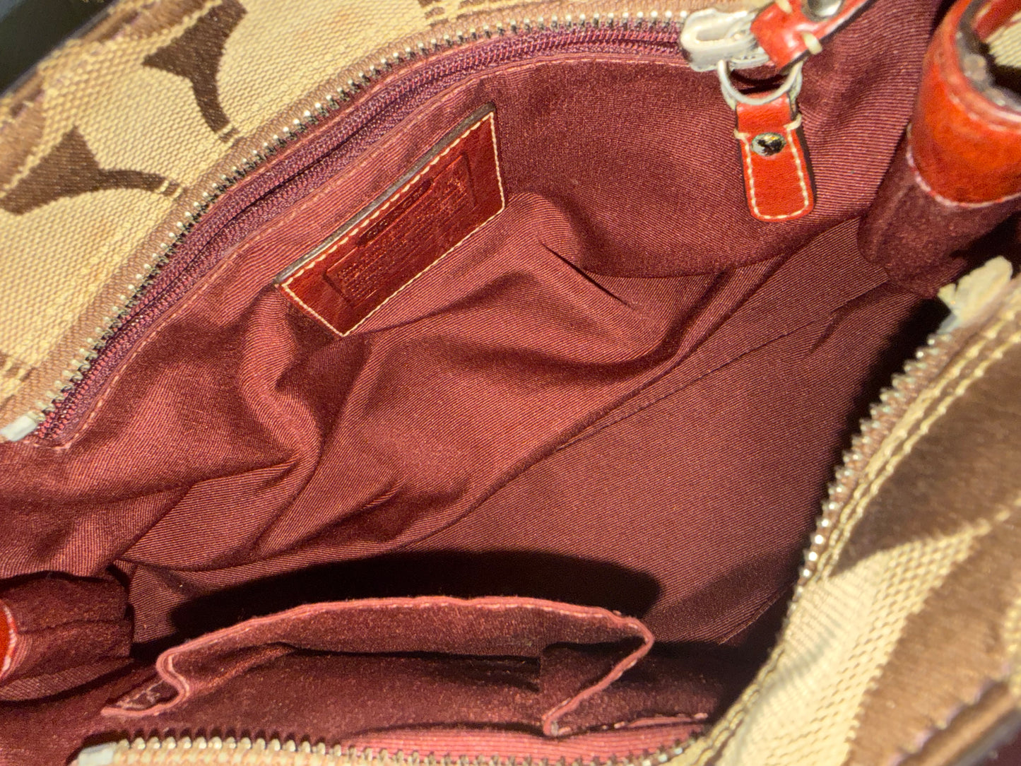 Coach Hampton Clip Python Bag