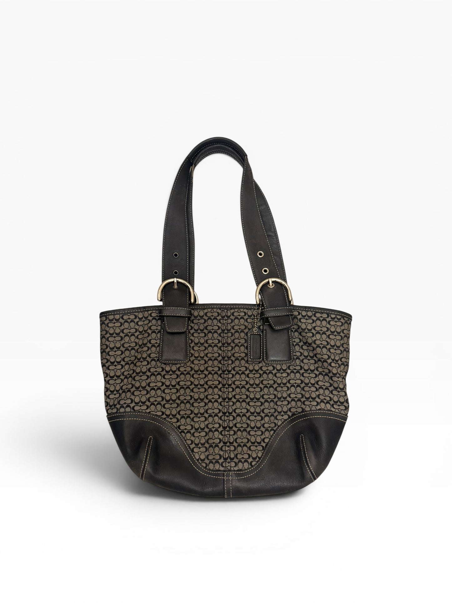 Coach Signature Buckle Tote Bag