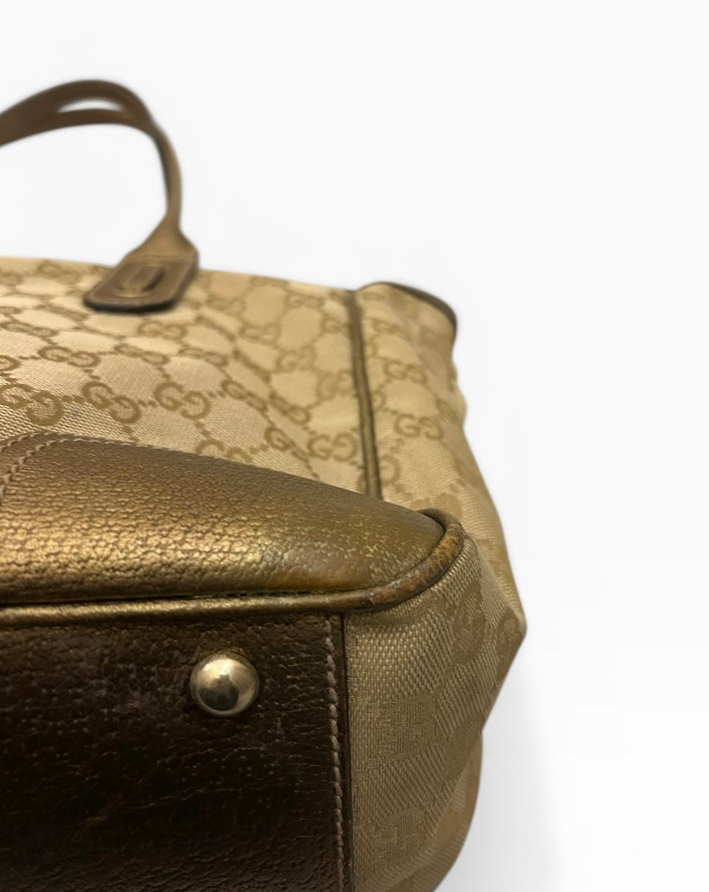 Gucci Monogram Tote Shoulder Bag