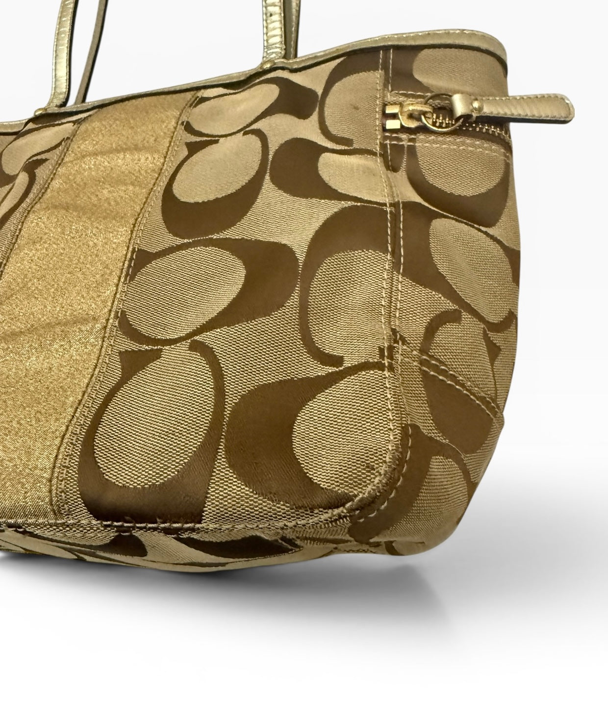 Coach Gold Tote