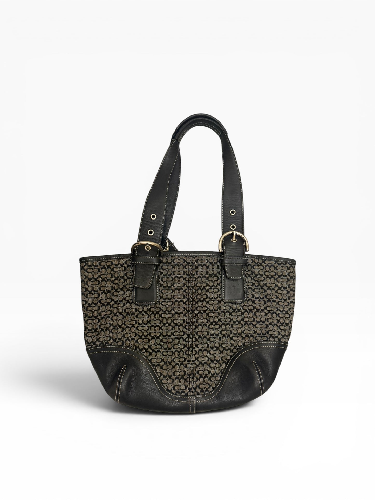 Coach Signature Buckle Tote Bag