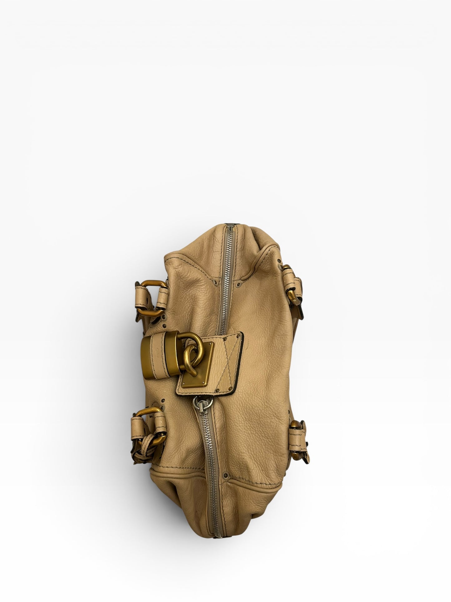 Chloe Paddington Studded Shoulder Bag