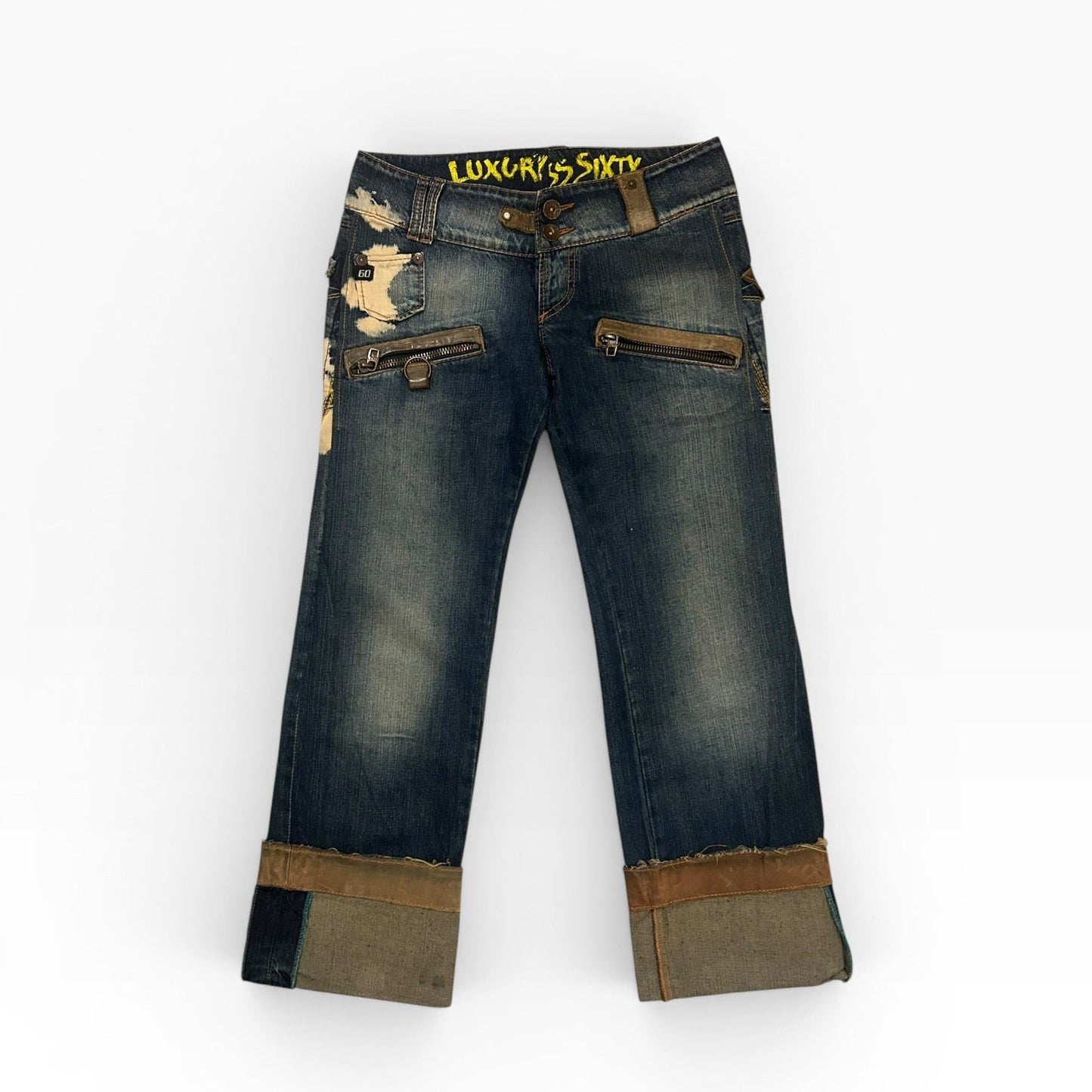 Miss Sixty Cropped Utility Jeans