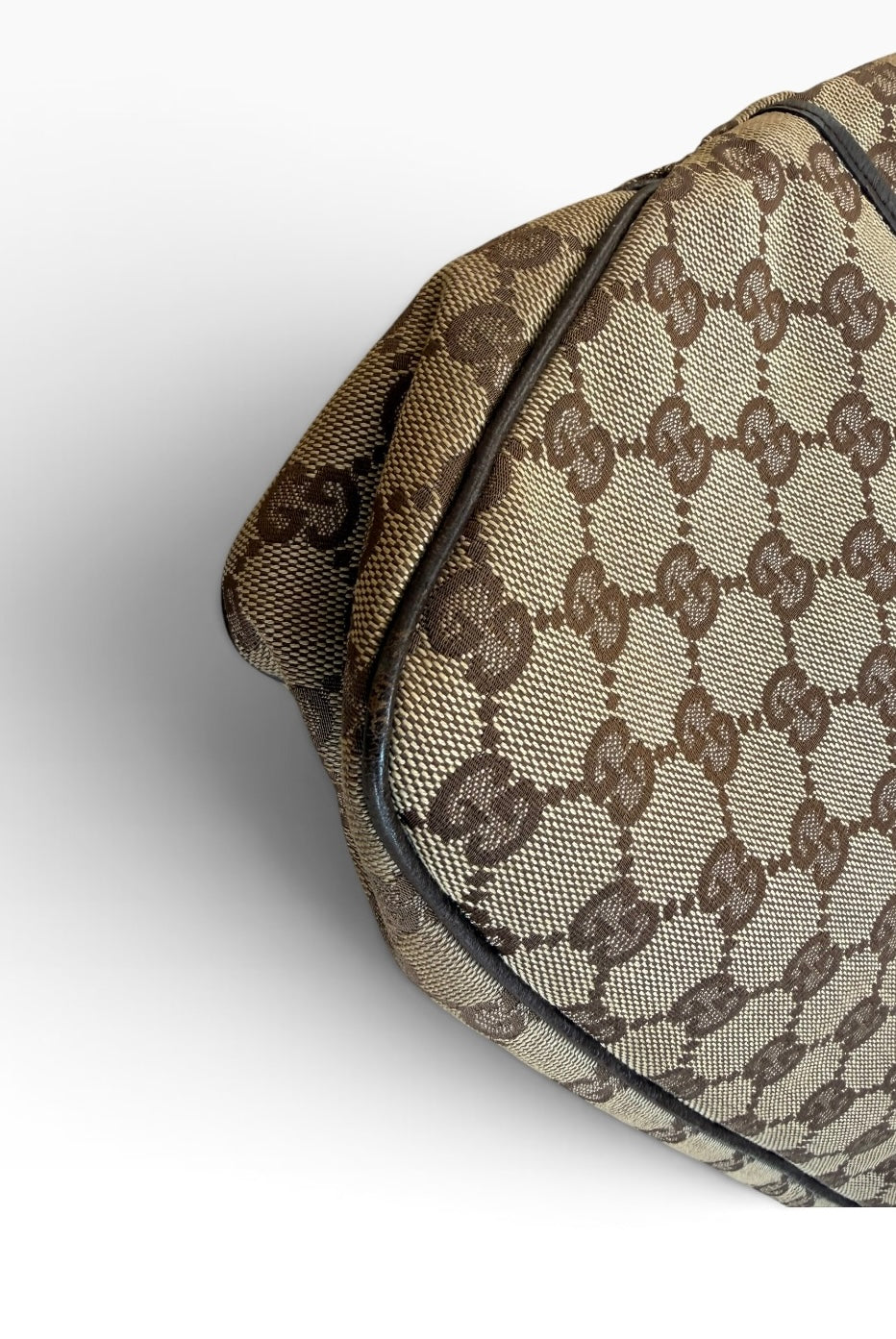 Gucci Monogram Canvas Shoulder Bag