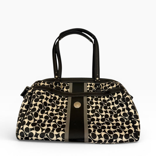 Coach Stripe Satchel