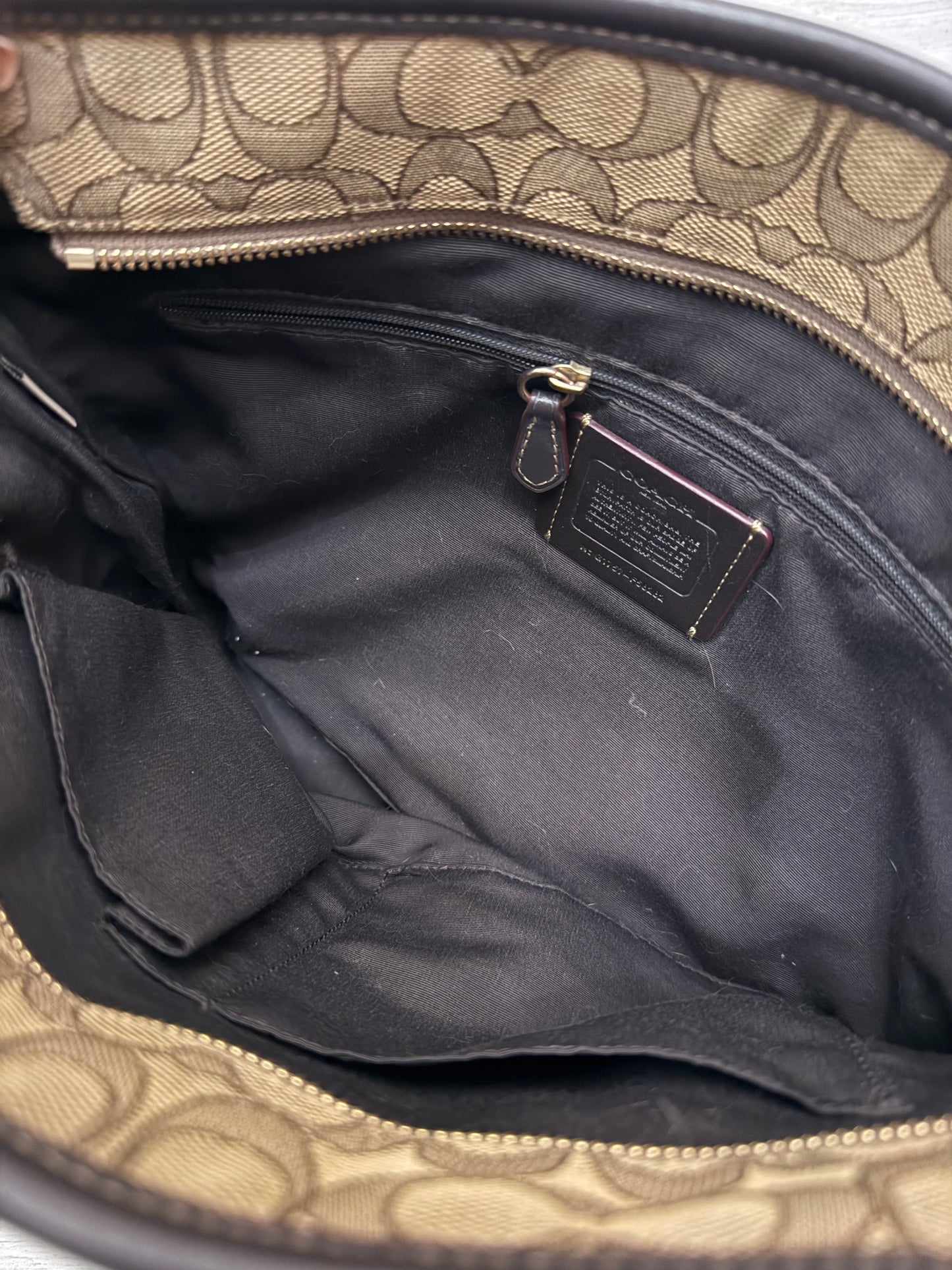 Coach Monogram Tote