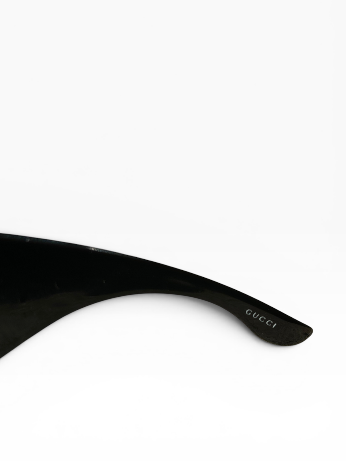 Gucci Black Visor Shield Sunglasses