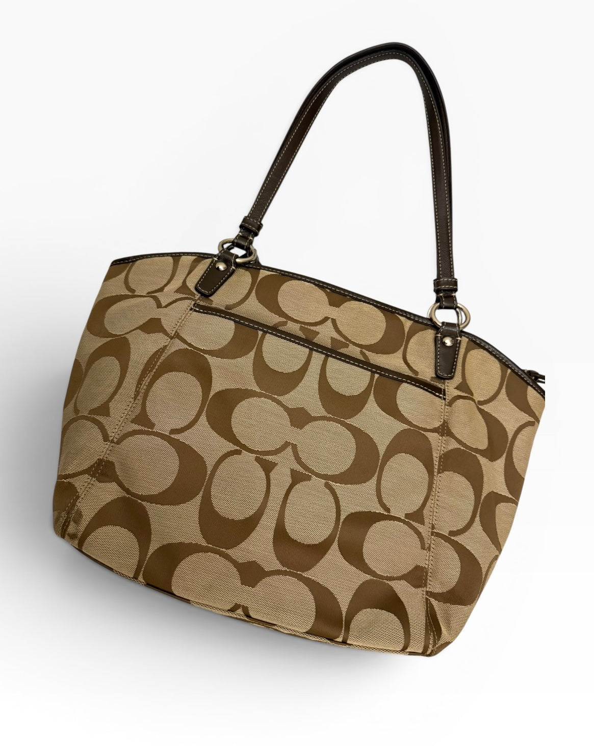 Coach Leah Signature Shoulder Bag