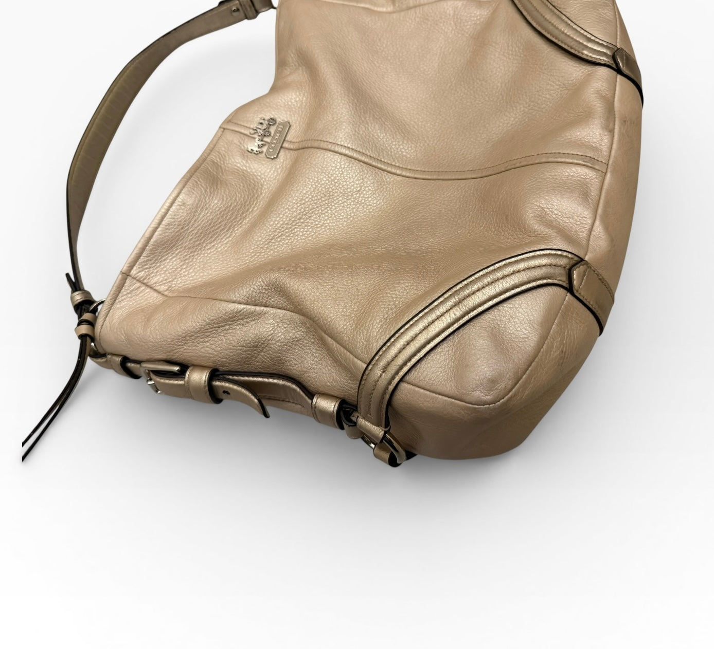 Coach Chelsea Metallic Leather Shimmer Hobo Bag