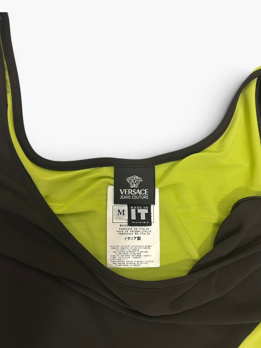 Versace One Shoulder Top