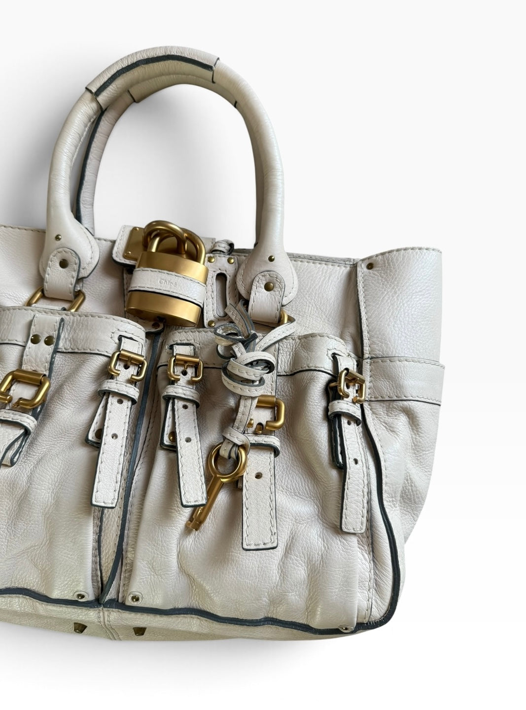 Chloe Paddington Buckle Shoulder Bag