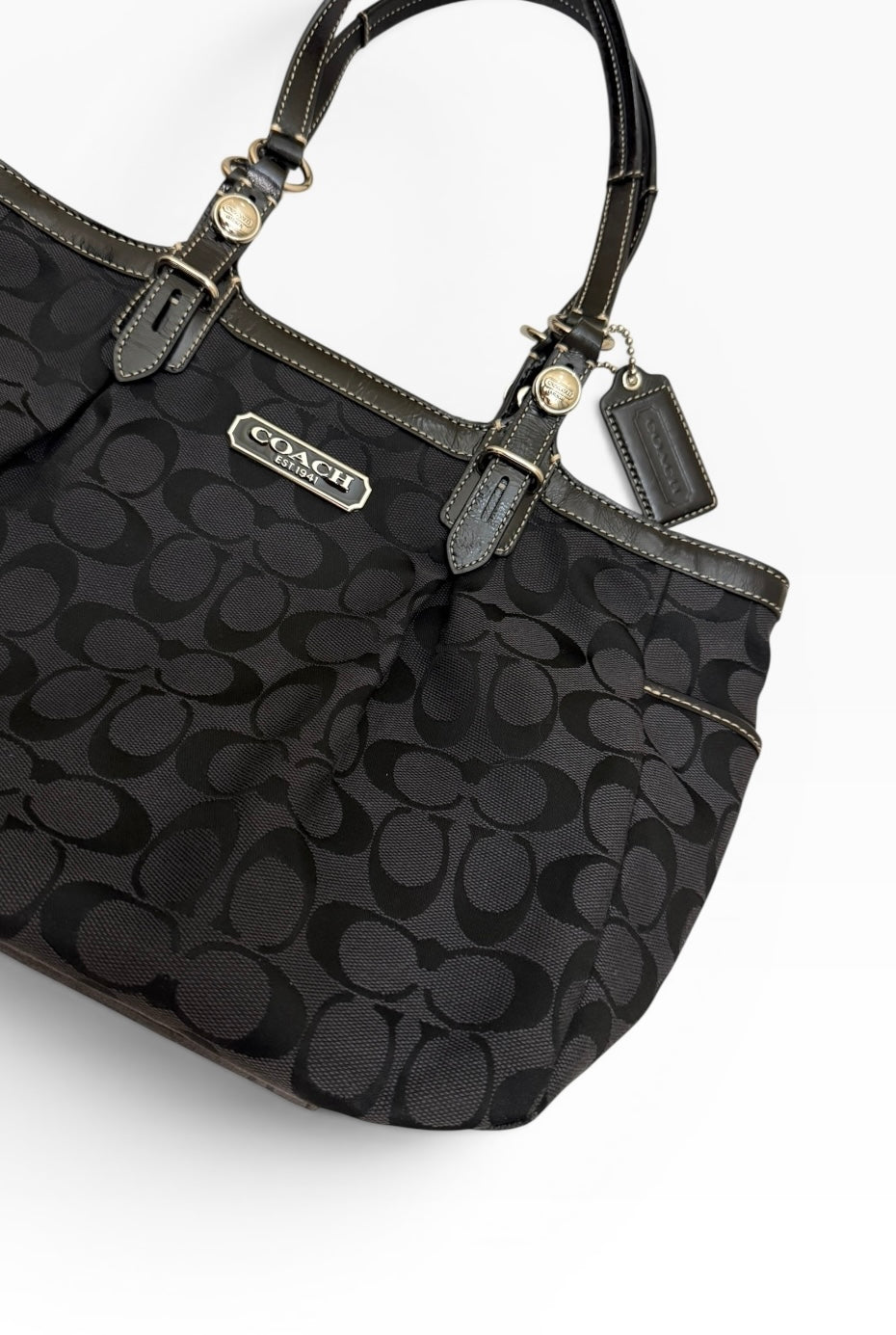 Coach Signature East West Shoulder Bag