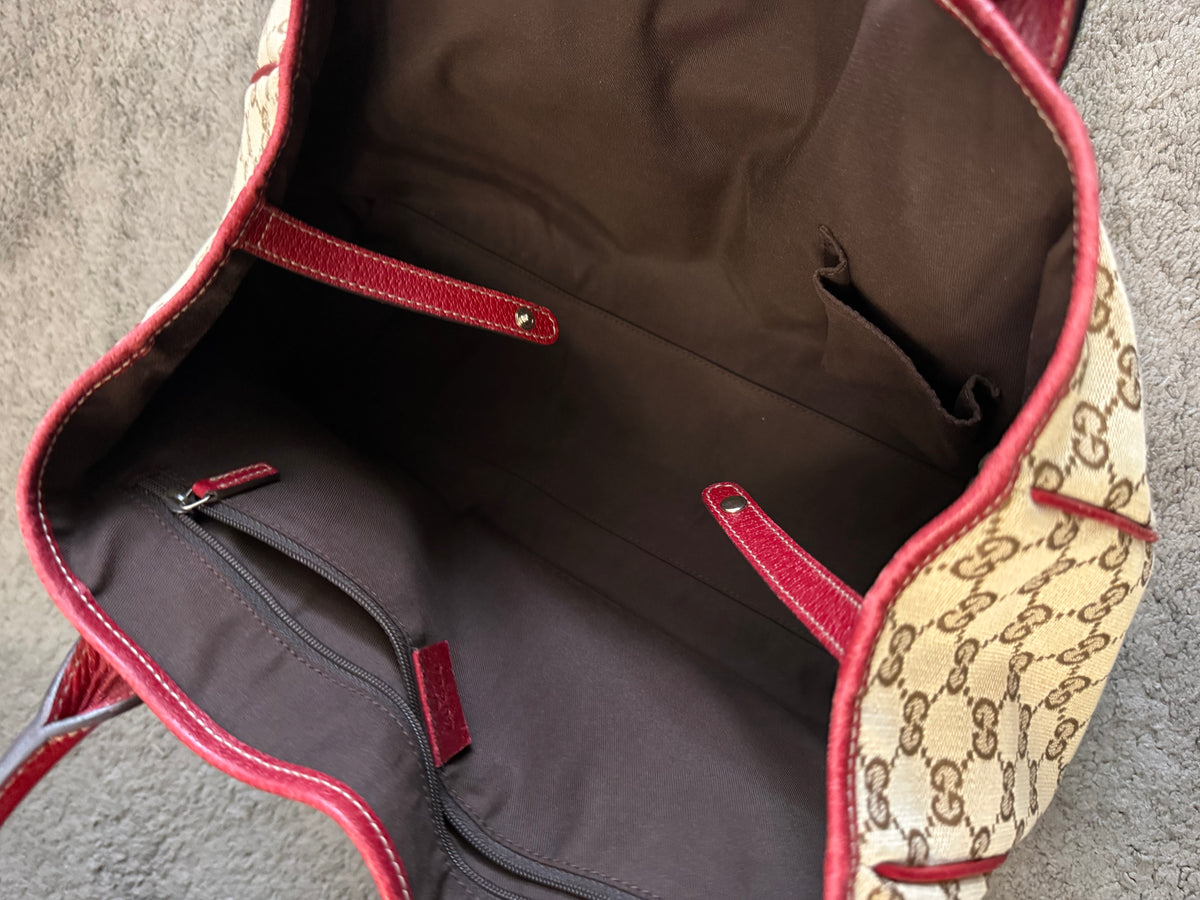 Gucci Canvas Web Princy Bag