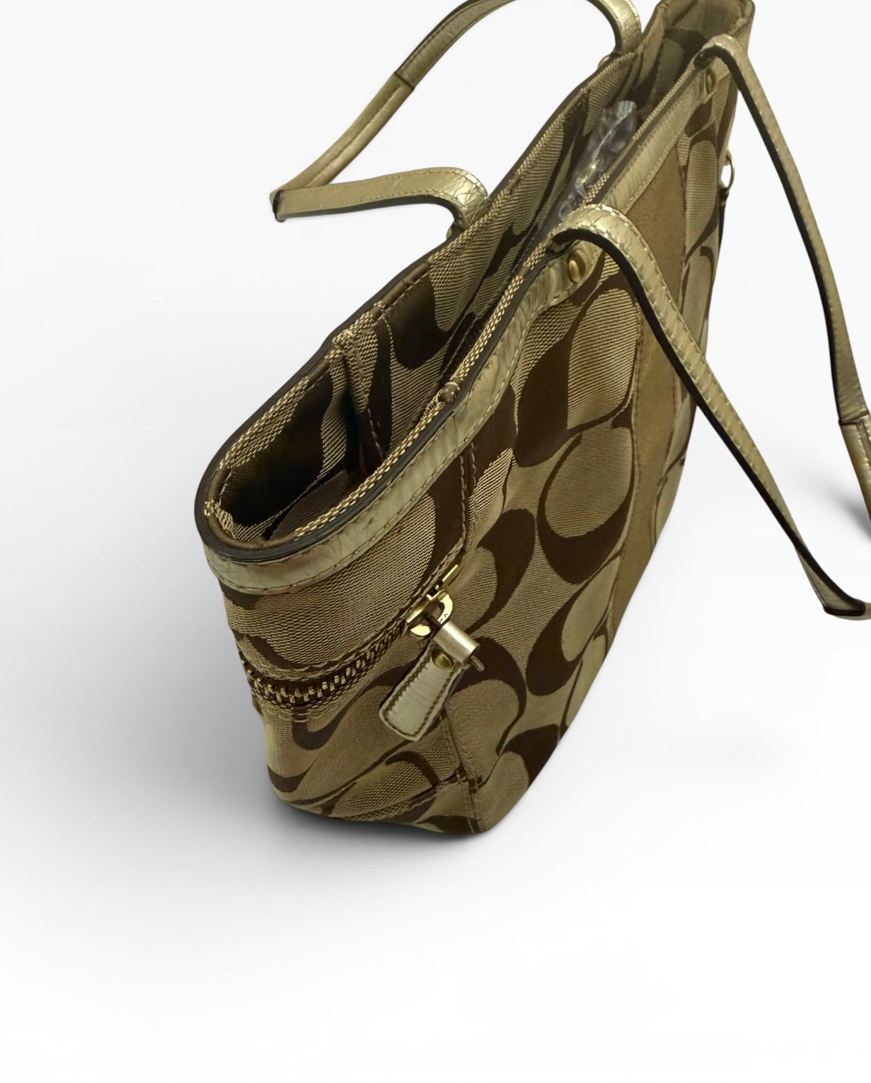 Coach Gold Tote