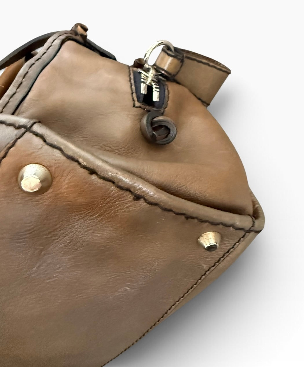 Chloé Edith Leather Satchel Bag – Taupe