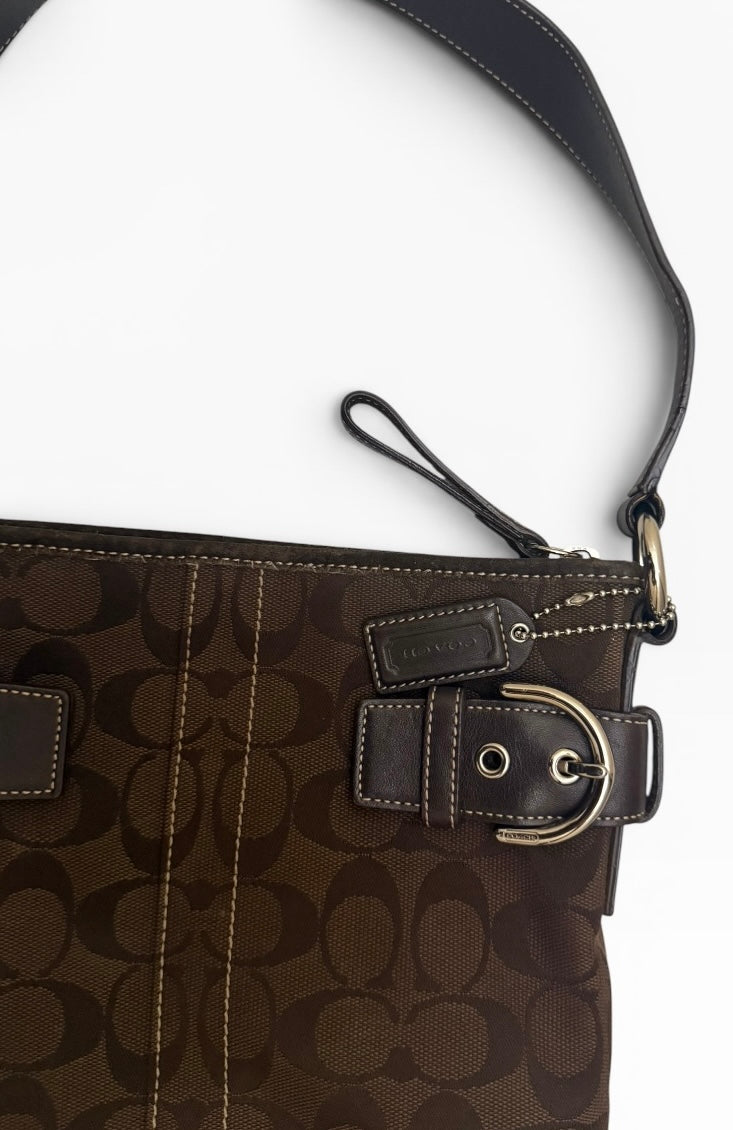 Coach Signature Buckle Duffle Bag