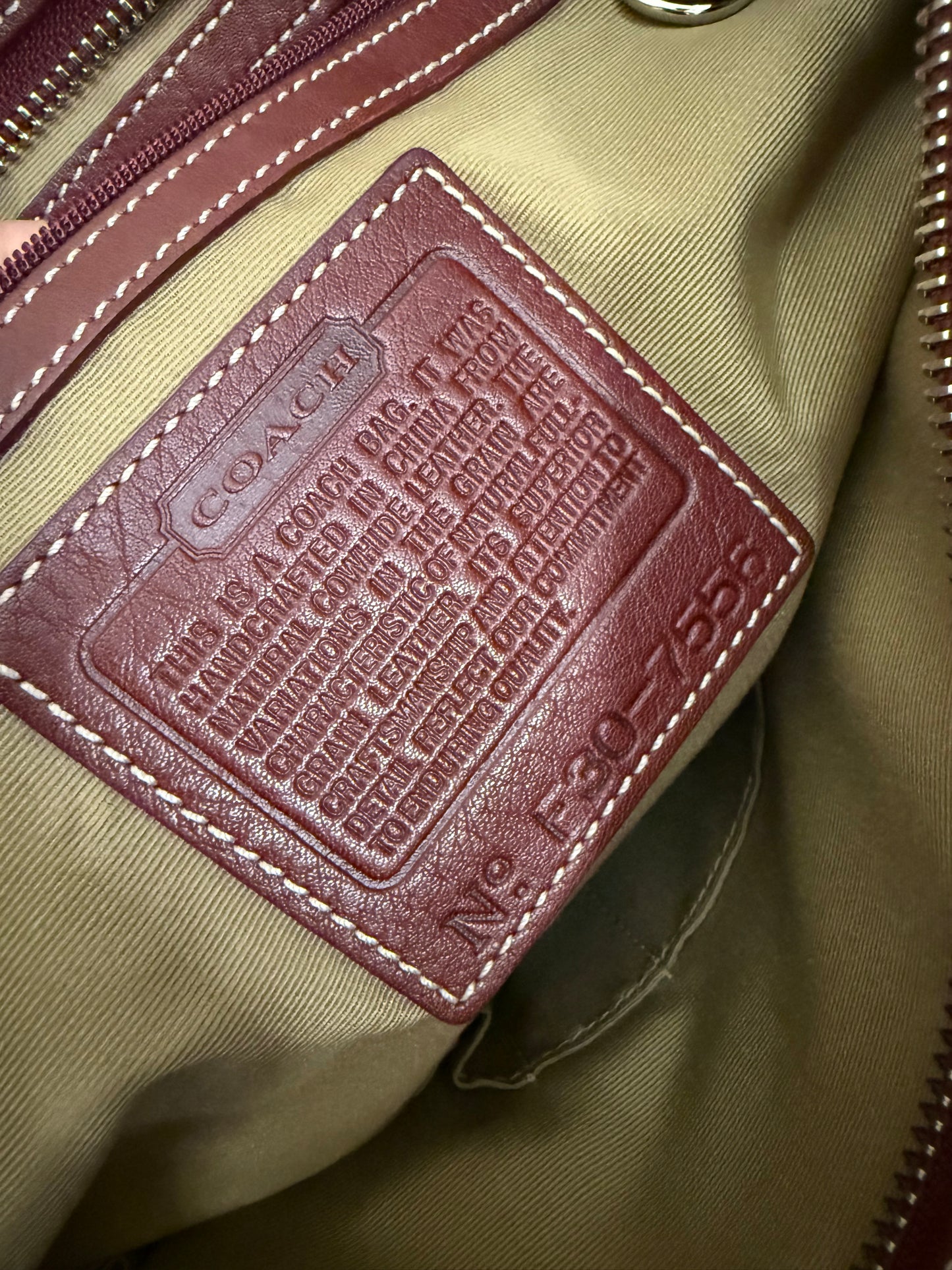 Coach Hampton Bag