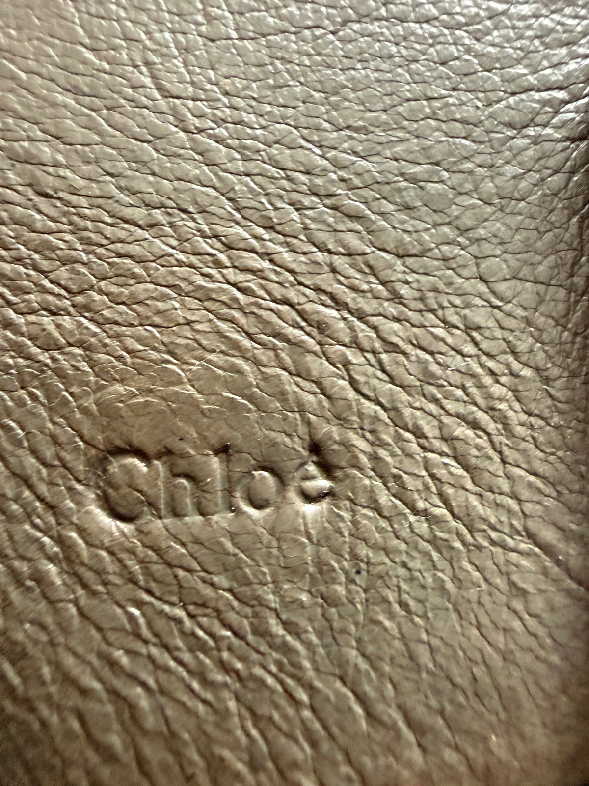 Chloé Edith Leather Satchel Bag – Taupe