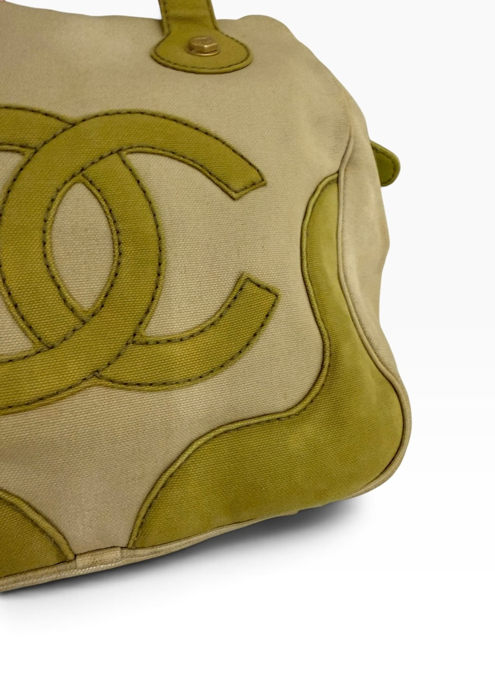 Chanel Marshmallow Canvas Tote Bag