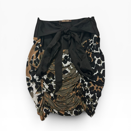 Roberto Cavalli Ruched Midi Skirt