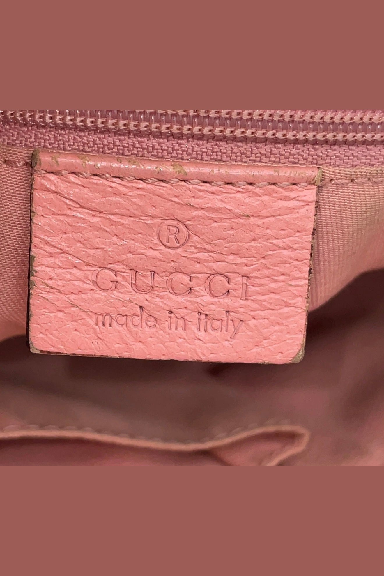 Gucci Eclipse Pink Leather Monogram Shoulder Bag